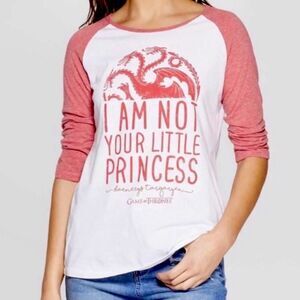 Game of Thrones “I’m not Your Princess” Baseball T-shirt